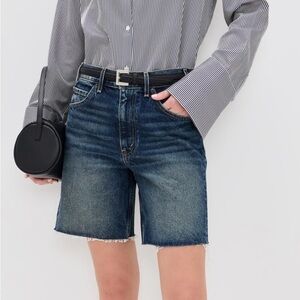 Nili Lotan Indigo Jean Shorts